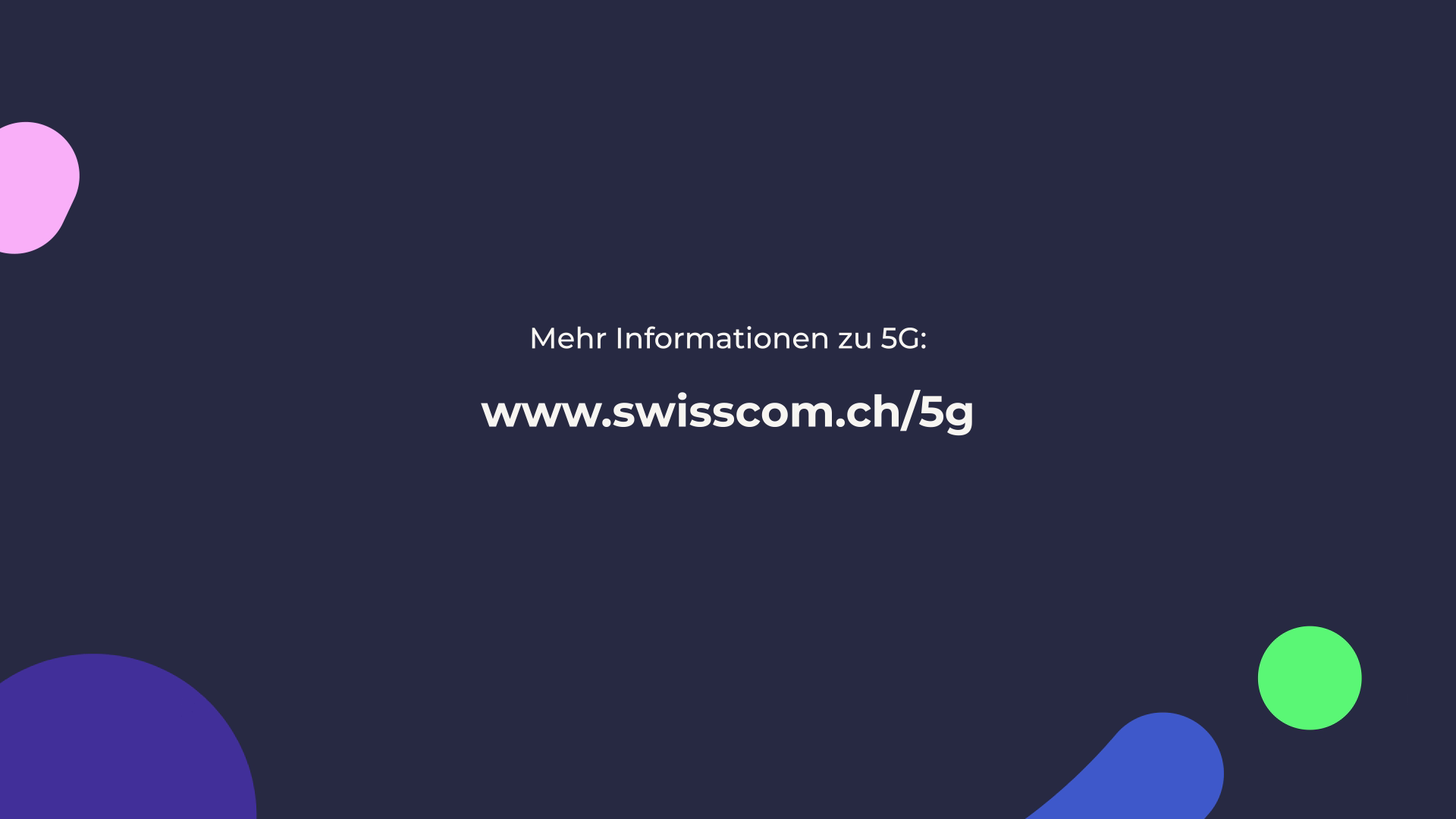 Wir erklären mal eben und ganz leicht 5G für die Swisscom. 29